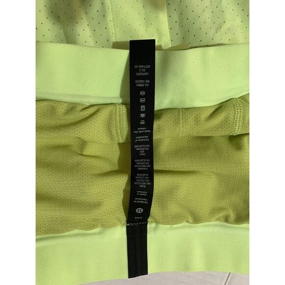 Lululemon Surge Lined Shorts 6" Special Edition Mens Size XXL Faded Zap Yellow - Picture 11 of 11